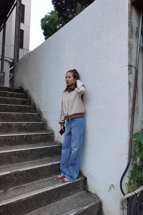 ルーズストレートデニム